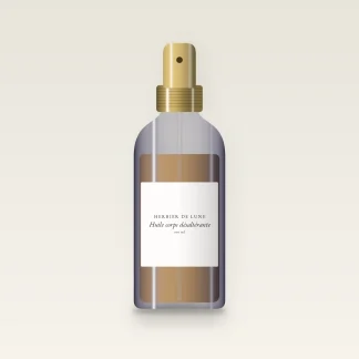 Huile corps sèche désaltérante à l'amande douce – Herbier de Lune, flacon spray 100 ml