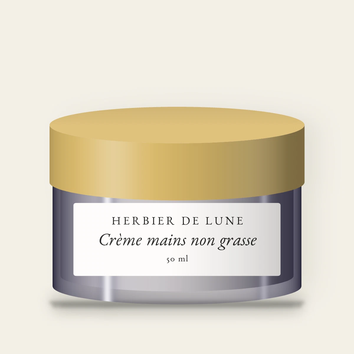 Crème mains non grasse au calendula – Herbier de Lune, pot 50 ml