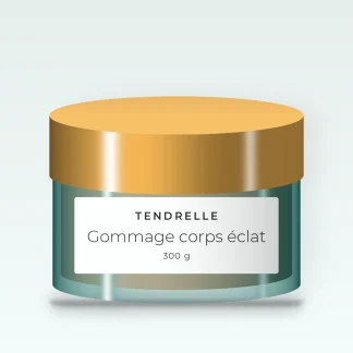 Gommage corps éclat à l'huile d'amande douce – Tendrelle, pot 300 g