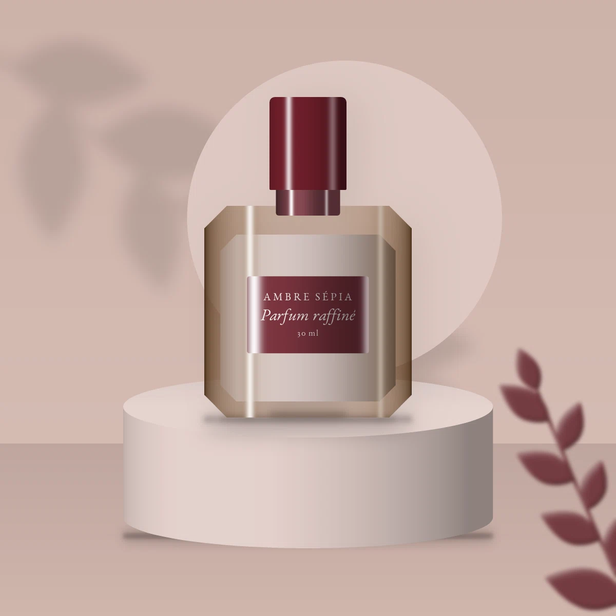 Parfum raffiné au poivre rose – Ambre Sépia, photo d'ambiance