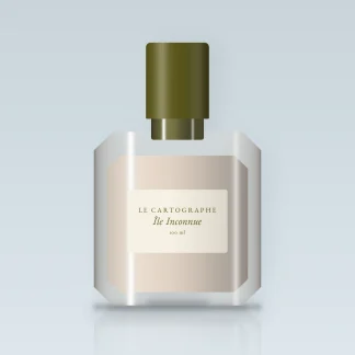 Parfum Île Inconnue à l'iris – Le Cartographe, flacon 100 ml