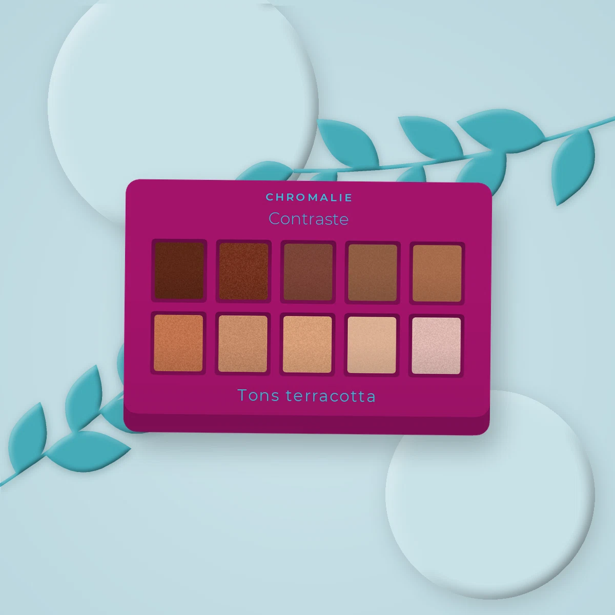 Palette yeux Contraste sans transfert – Chromalie, photo d'ambiance
