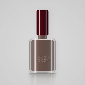 Vernis à ongles couleur pure Dernier Salut – Coulisse Rouge, flacon 5 ml, teinte 34 Chocolat