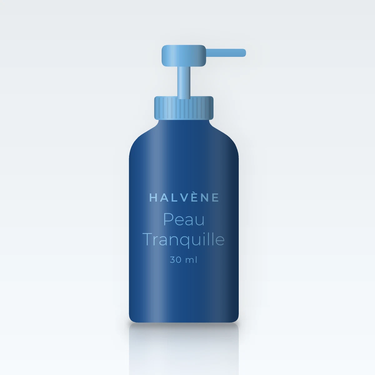 Sérum redensifiant Peau Tranquille – Halvène, flacon-pompe 30 ml