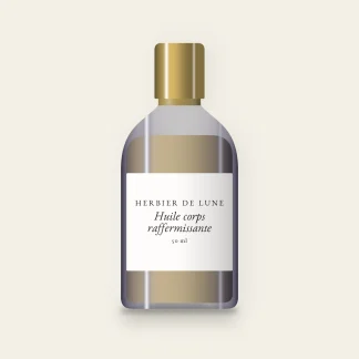 Huile corps sèche raffermissante au baobab – Herbier de Lune, flacon 50 ml