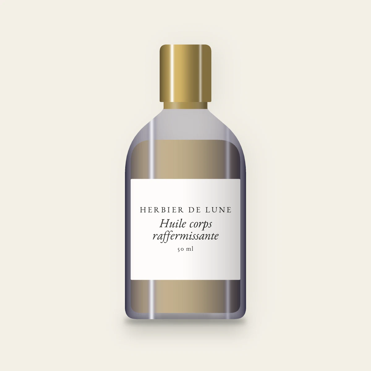 Huile corps sèche raffermissante au baobab – Herbier de Lune, flacon 50 ml