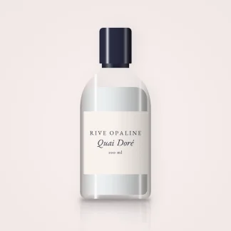 Lotion tonique Quai Doré à l'extrait de camomille – Rive Opaline, flacon 100 ml