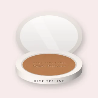 Terre de soleil unifiante Opale Précieuse – Rive Opaline, boîtier 10 g, teinte 05 Caramel