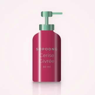 Soin anti-âge Cerise Givrée au complexe peptidique – Sopoong, flacon-pompe 30 ml