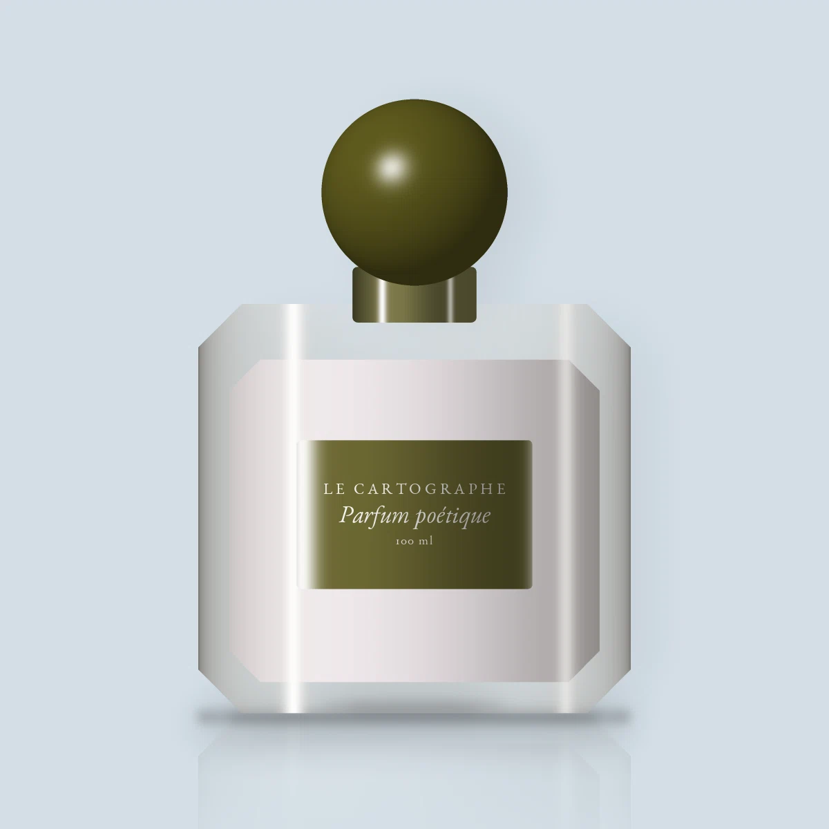 Parfum poétique au poivre rose pour femme – Le Cartographe, flacon 100 ml