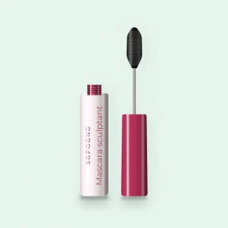 Mascara sculptant aux protéines de riz – Sopoong, flacon et brosse 10 ml, teinte Noir