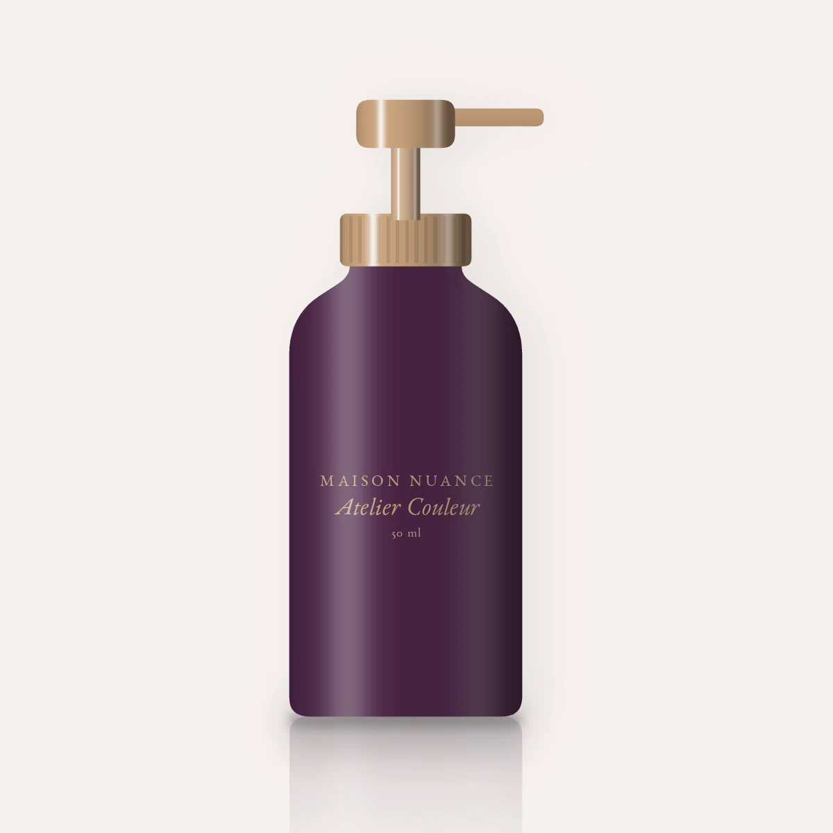 Crème hydratante Atelier Couleur à l'huile de jojoba – Maison Nuance, flacon-pompe 50 ml
