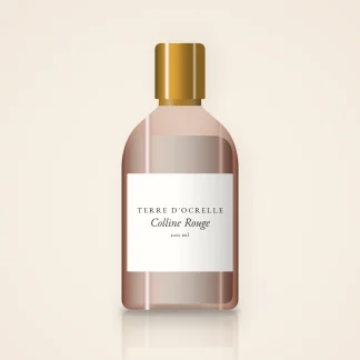 Nettoyant visage douceur Colline Rouge – Terre d'Ocrelle, flacon 200 ml