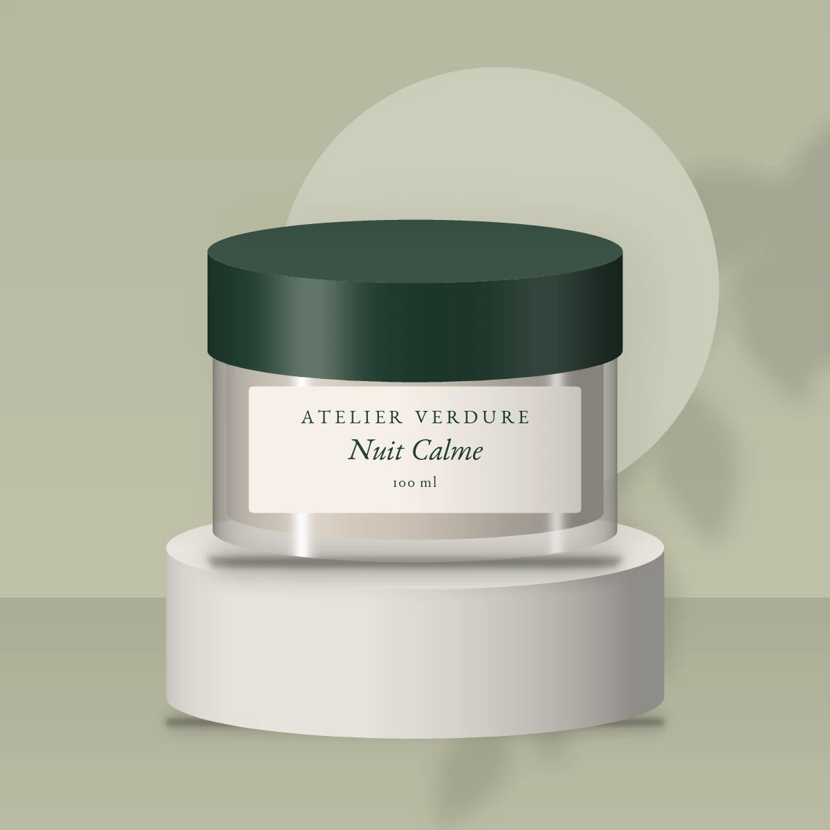 Masque visage douceur Nuit Calme – Atelier Verdure, photo d'ambiance