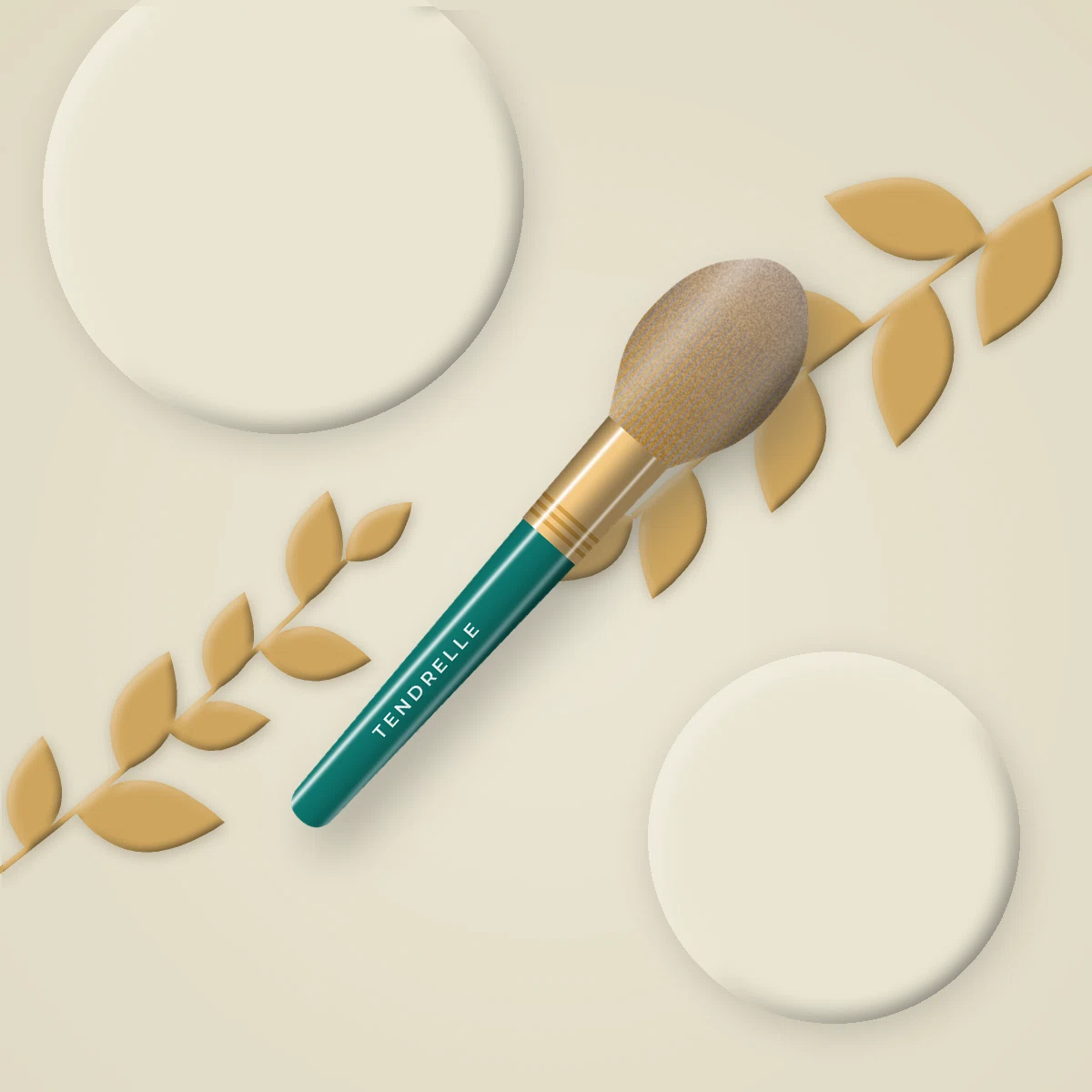 Brosse ronde Cocon Tendre – Tendrelle, photo d'ambiance