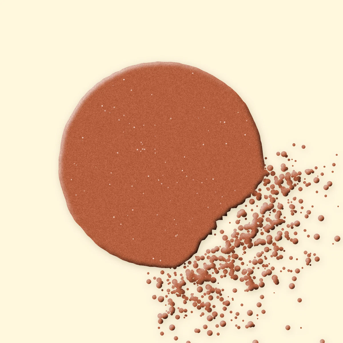 Palette yeux ultra-pigmentée à l'extrait de rose – Bonbon Néon, aperçu de la teinte Tons terracotta