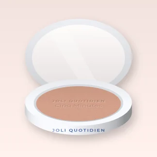Terre de soleil Cinq Minutes à l'huile d'argan – Joli Quotidien, boîtier 15 g, teinte 02 Sable rosé