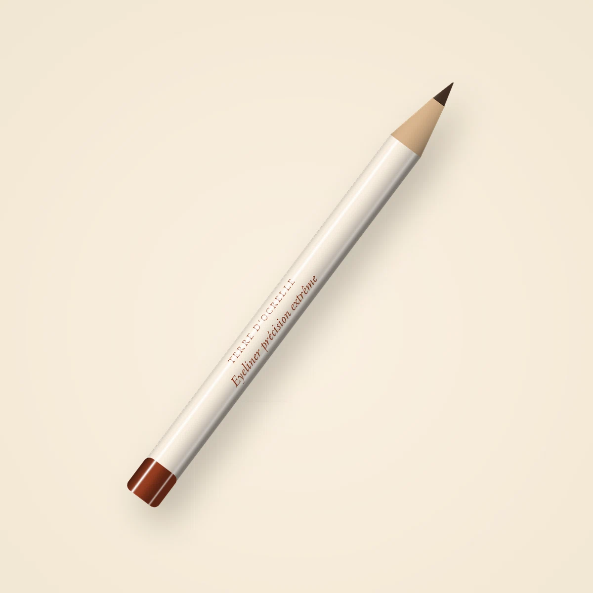 Eyeliner précision extrême à la cire de riz – Terre d'Ocrelle, crayon 1,2 g, teinte Brun