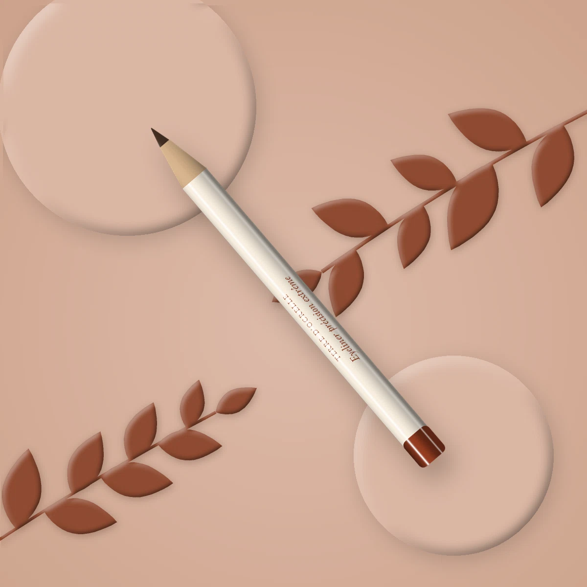 Eyeliner précision extrême à la cire de riz – Terre d'Ocrelle, photo d'ambiance