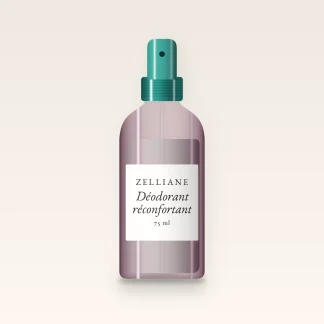 Déodorant réconfortant au magnésium – Zelliane, flacon spray 75 ml