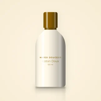 Coton Doux nettoyant visage peaux sensibles – Mardi Douceur, flacon 150 ml
