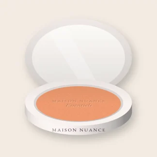 Blush Essentiels au beurre de karité – Maison Nuance, boîtier 6 g, teinte 04 Abricot
