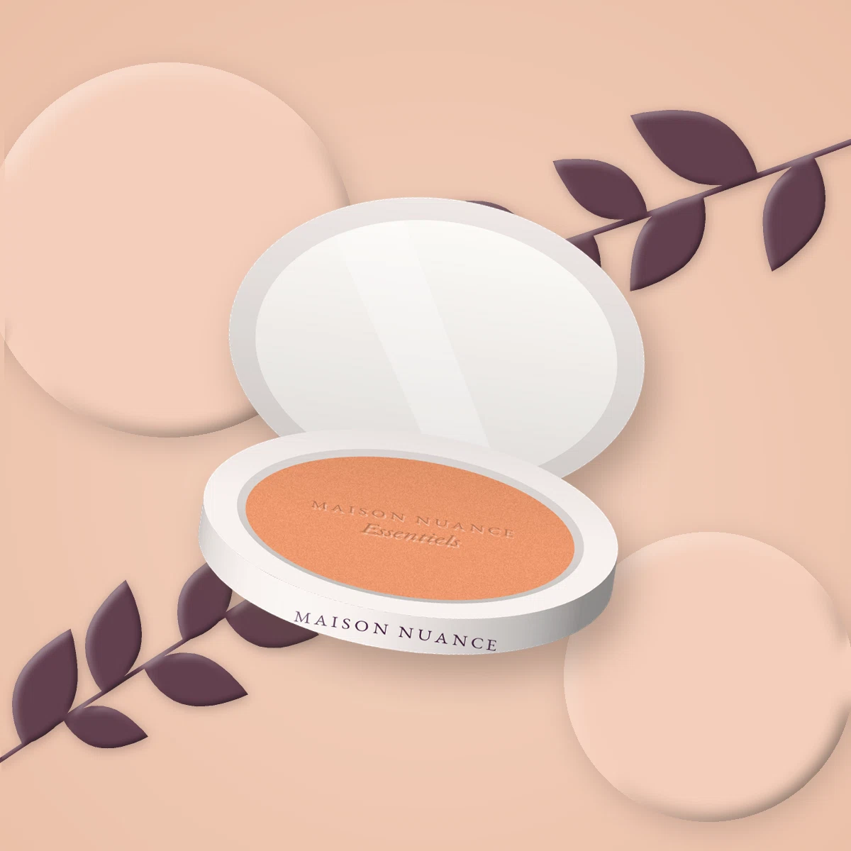 Blush Essentiels au beurre de karité – Maison Nuance, photo d'ambiance