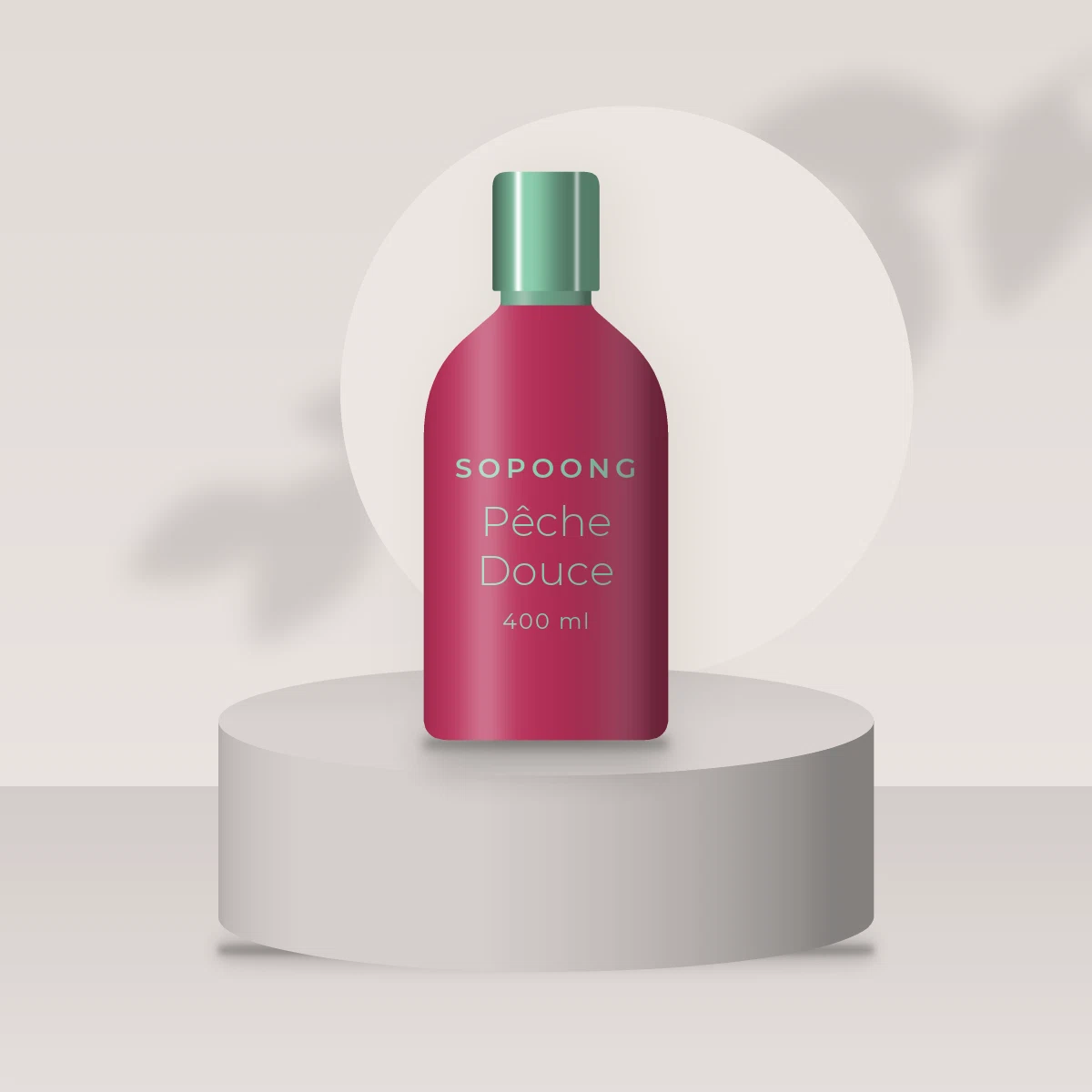 Pêche Douce nettoyant visage hydratant – Sopoong, photo d'ambiance