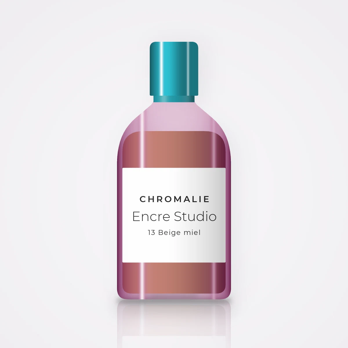 Fond de teint résistant à l'eau Encre Studio – Chromalie, flacon 35 ml, teinte 13 Beige miel