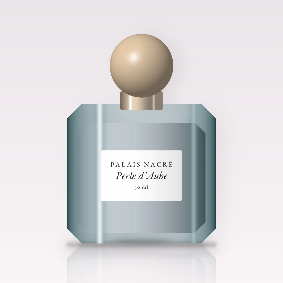 Parfum Perle d'Aube charnel au cacao – Palais Nacré, flacon 30 ml