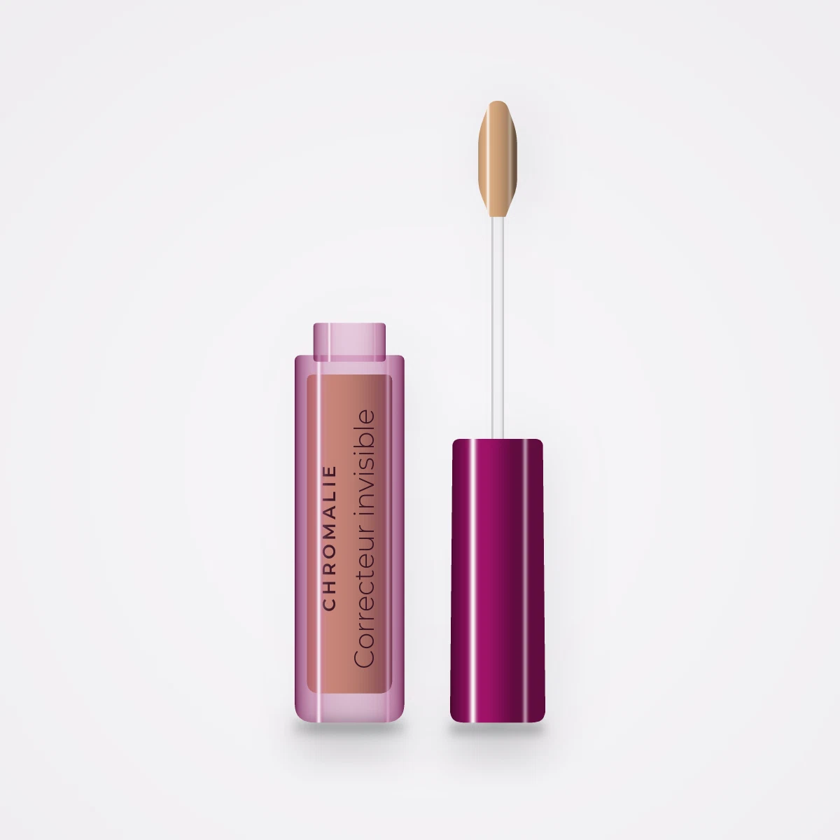Correcteur invisible à la niacinamide – Chromalie, flacon applicateur 8 ml, teinte 05 Sable