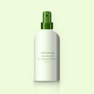 Déodorant fraîcheur active au sureau pour homme – Fraîcheline, flacon spray 50 ml