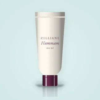 Hammam masque visage confort – Zelliane, tube 100 ml