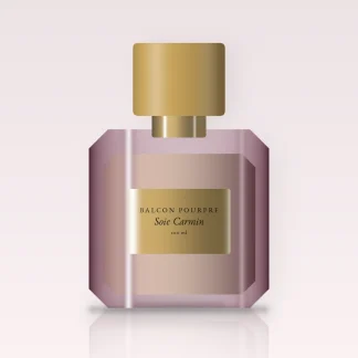 Parfum Soie Carmin raffiné à la mandarine – Balcon Pourpre, flacon 100 ml
