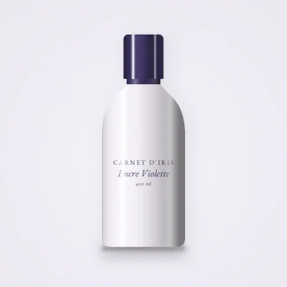 Lait corps Encre Violette à l'aloe vera – Carnet d'Iris, flacon 400 ml