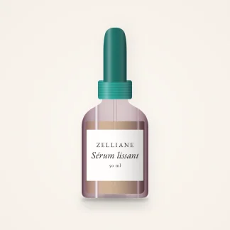 Sérum lissant à la niacinamide – Zelliane, flacon compte-gouttes 50 ml