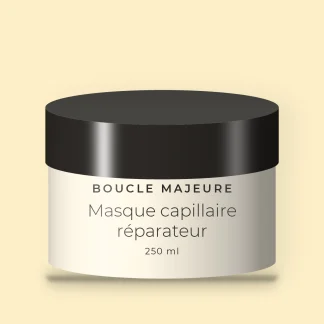 Masque capillaire réparateur aux extraits d'algues – Boucle Majeure, pot 250 ml