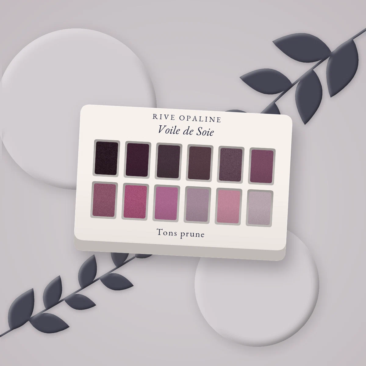 Palette yeux signature Voile de Soie – Rive Opaline, photo d'ambiance