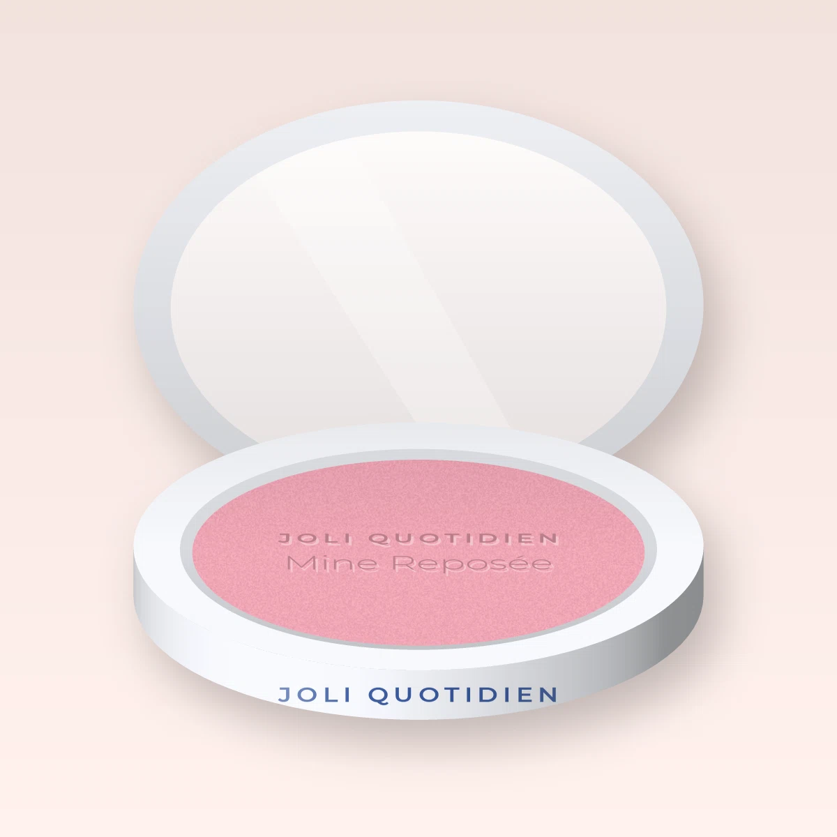 Blush Mine Reposée à l'huile de framboise – Joli Quotidien, boîtier 6 g, teinte 02 Rose tendre