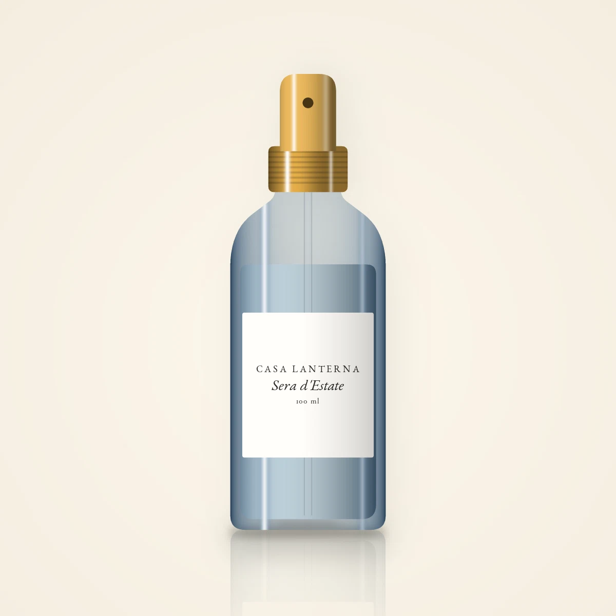 Brume Sera d'Estate au concombre – Casa Lanterna, flacon spray 100 ml