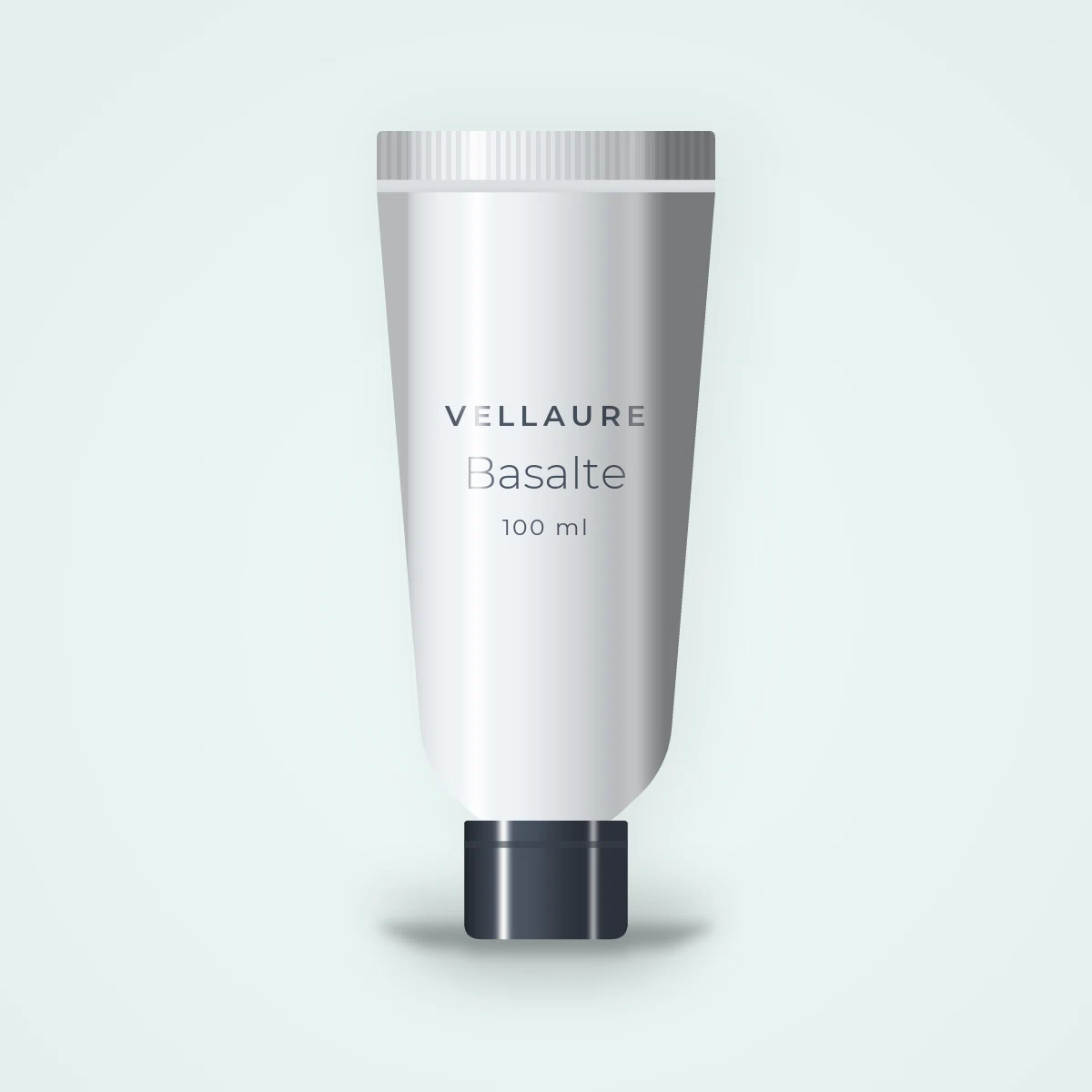 Soin visage Basalte au charbon végétal – Vellaure, tube 100 ml