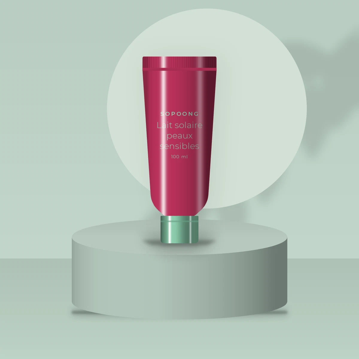 Lait solaire peaux sensibles à la carotte SPF 50 – Sopoong, photo d'ambiance