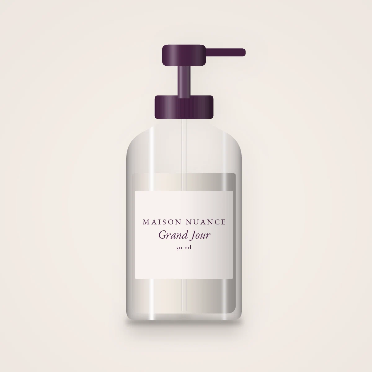 Soin anti-âge redensifiant Grand Jour – Maison Nuance, flacon-pompe 30 ml
