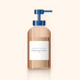 Shampooing clarifiant à l'extrait de canneberge – Brisa de Azahar, flacon-pompe 100 ml