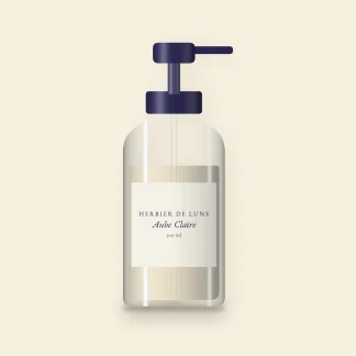 Shampooing Aube Claire à l'extrait de guimauve – Herbier de Lune, flacon-pompe 500 ml
