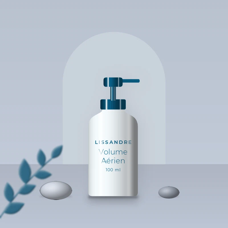 Shampooing Volume Aérien à la biotine – Lissandre, photo d'ambiance
