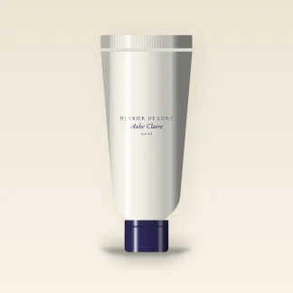 Soin sans rinçage Aube Claire à l'acide hyaluronique – Herbier de Lune, tube 200 ml
