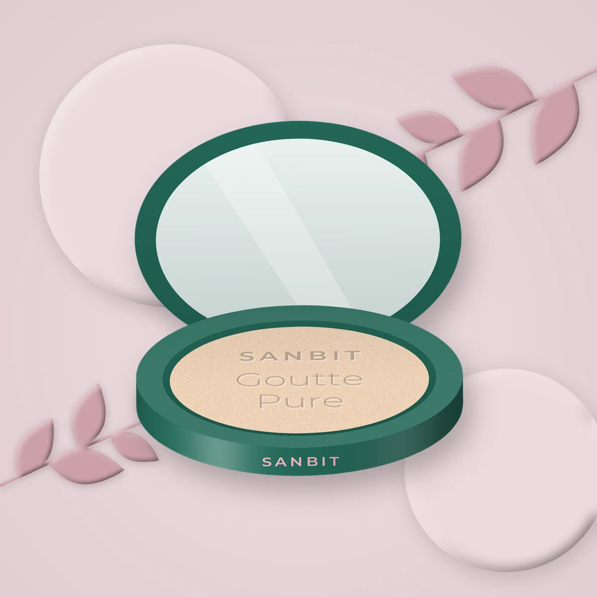 Poudre Goutte Pure au thé vert – Sanbit, photo d'ambiance