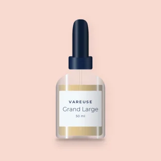 Huile à barbe Grand Large à l'abricot – Vareuse, flacon compte-gouttes 50 ml
