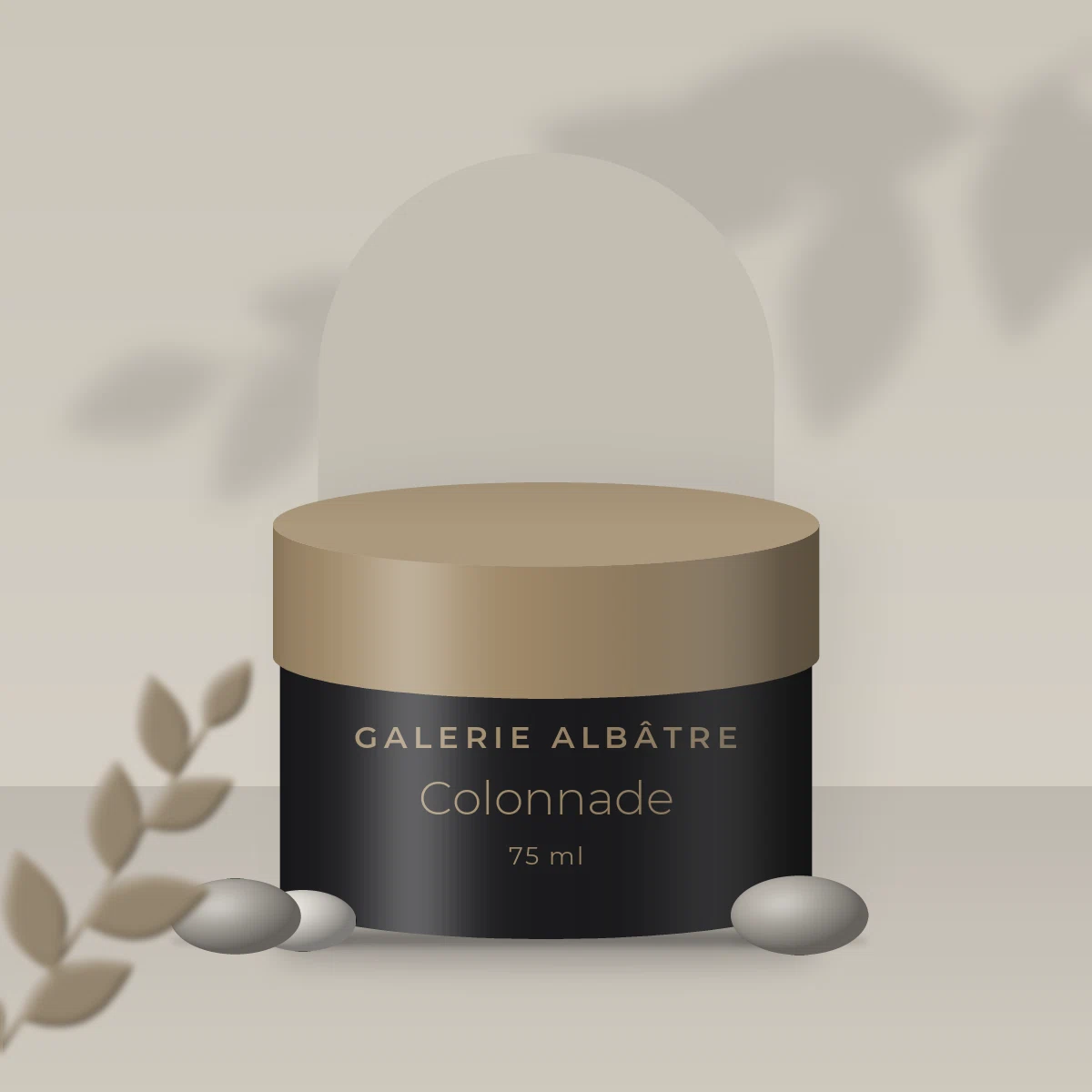 Crème hydratante Colonnade à l'aloe vera – Galerie Albâtre, photo d'ambiance